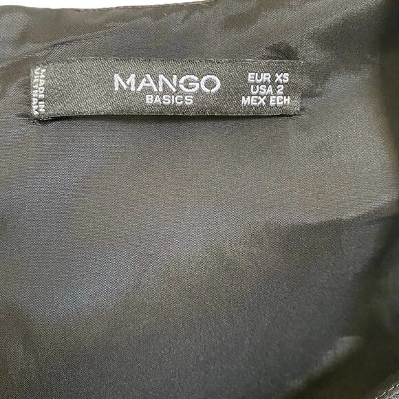 Mango Basics Sweetheart Little Black Cocktail Dress- XS - Picture 13 of 14